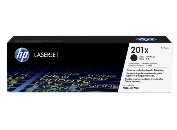 Toner HP 201X CF400X 2.8 sort 